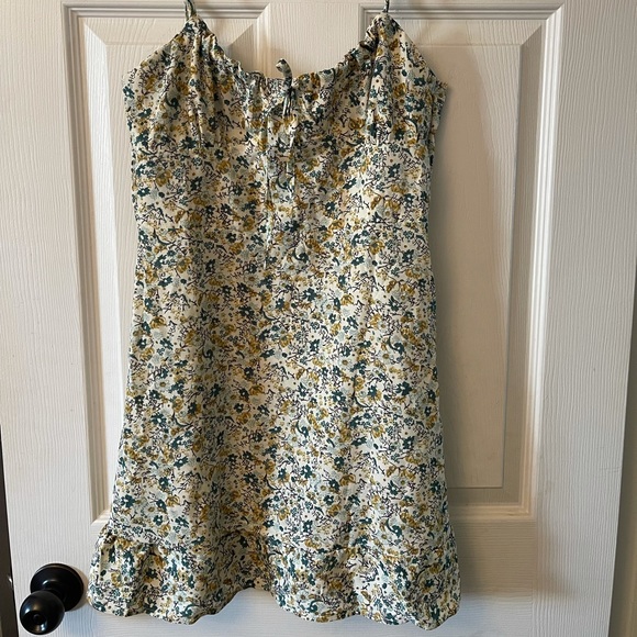 Never Worn Maxi Sun Dress | Tie Straps | Soft Floral - Picture 1 of 3